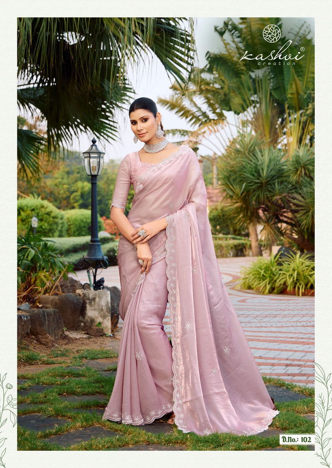 Signature Vol 1 By Kashvi Party Wear Sarees Suppliers In India 